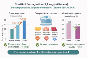 Studio SEMALEAN: semaglutide aumenta la forza muscolare e riduce l’obesità sarcopenica