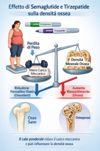 Effetto di semaglutide e tirzepatide sulla densità ossea