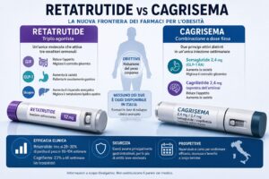 Retatrutide e CagriSema nuovi farmaci anti-obesità